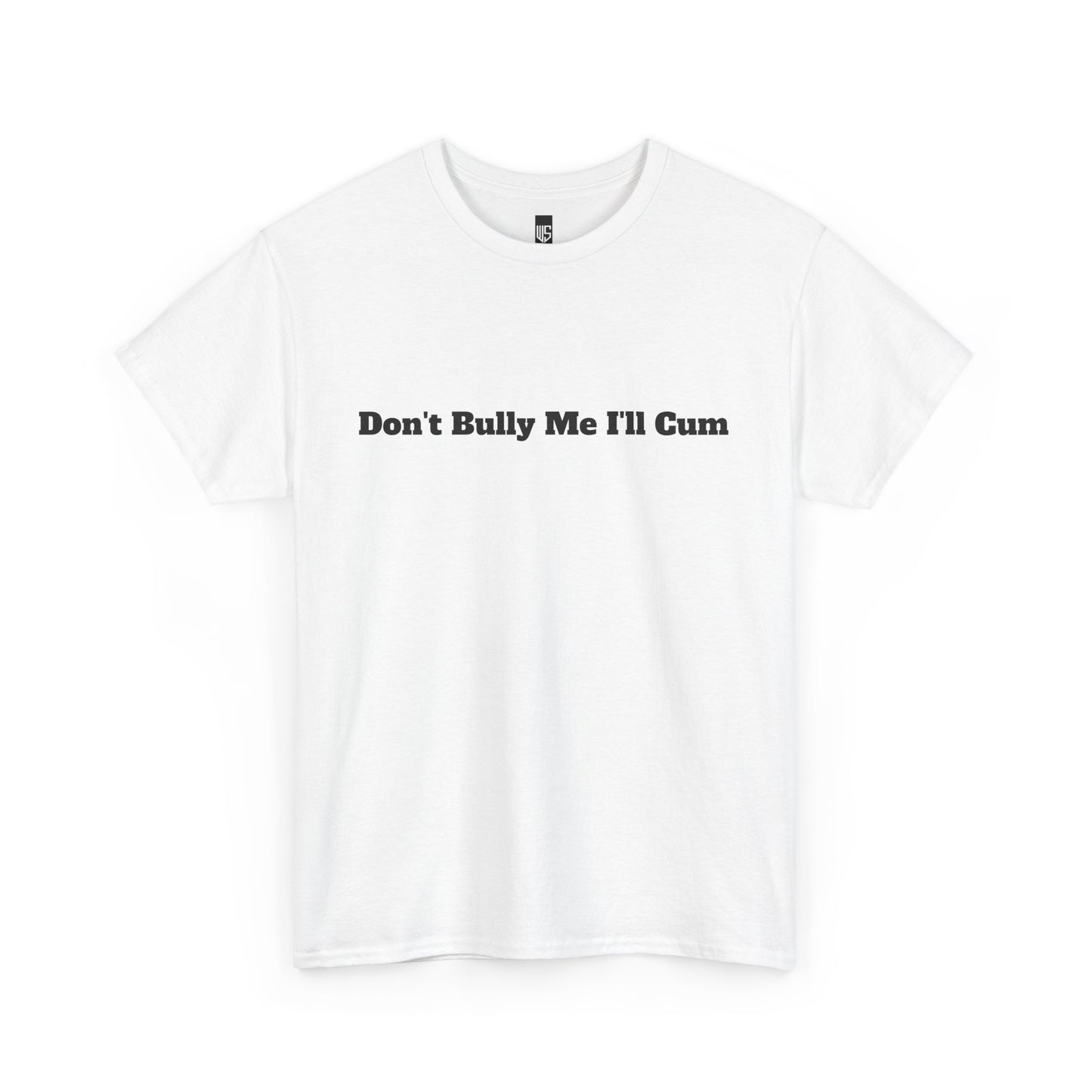 Festival/bar Shirt - "Don't Bully Me I'll Cum" Unisex Cotton Tee